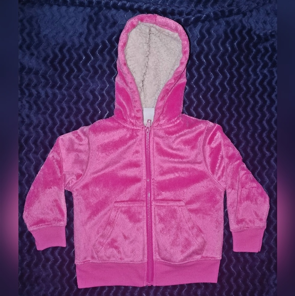 Pink fleece jacket